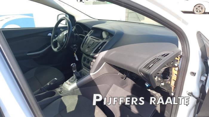 Ford Focus 3 Wagon 1.0 Ti-VCT EcoBoost 12V 100 Sloopvoertuig (2013, Wit)