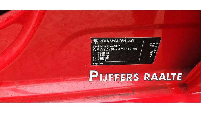 Volkswagen Polo V 1.4 16V Sloopvoertuig (2010, Rood)