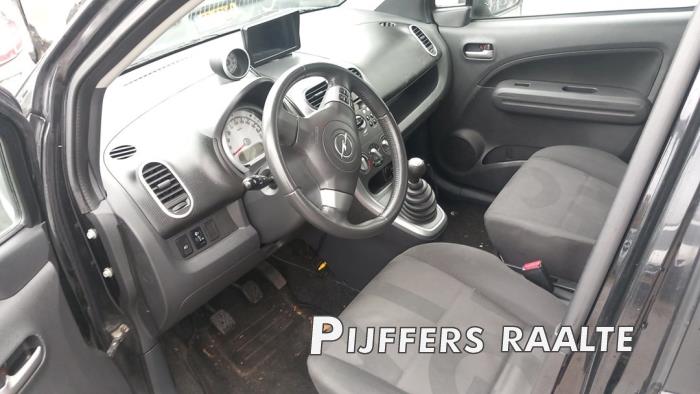 Opel Agila 1.0 12V Sloopvoertuig (2008, Zwart)