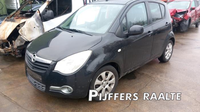 Opel Agila 1.0 12V Sloopvoertuig (2008, Zwart)
