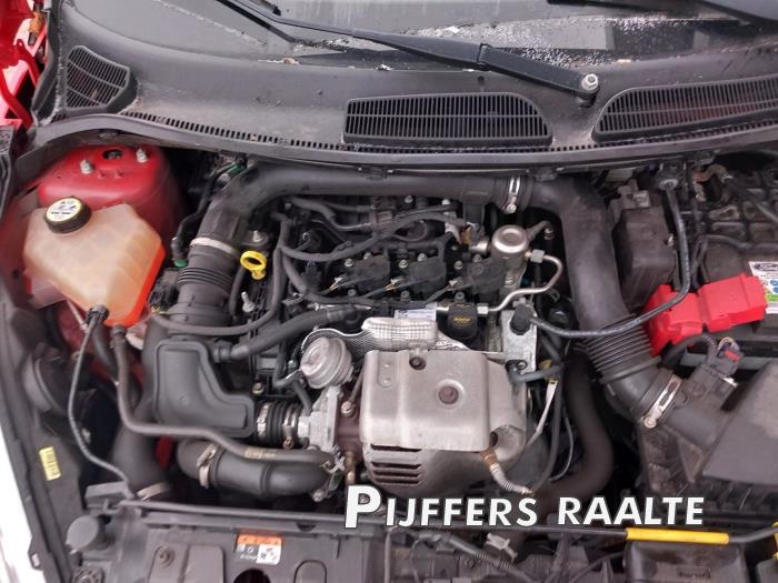 Ford Fiesta 6 1.0 EcoBoost 12V 100 Sloopvoertuig (2017, Rood)