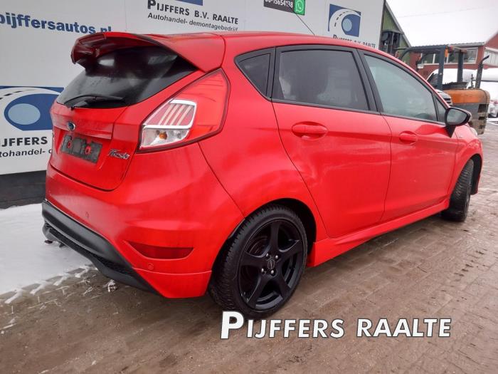 Ford Fiesta 6 1.0 EcoBoost 12V 100 Sloopvoertuig (2017, Rood)