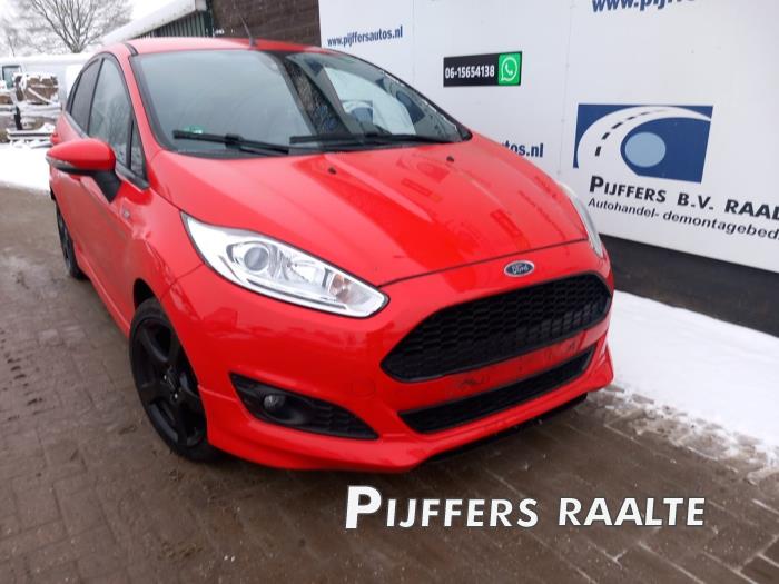 Ford Fiesta 6 1.0 EcoBoost 12V 100 Sloopvoertuig (2017, Rood)
