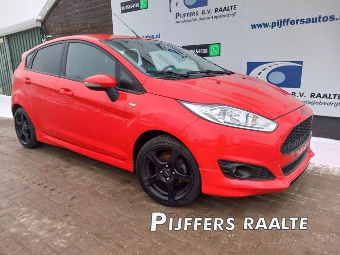 Ford Fiesta 6 1.0 EcoBoost 12V 100 Sloopvoertuig (2017, Rood)
