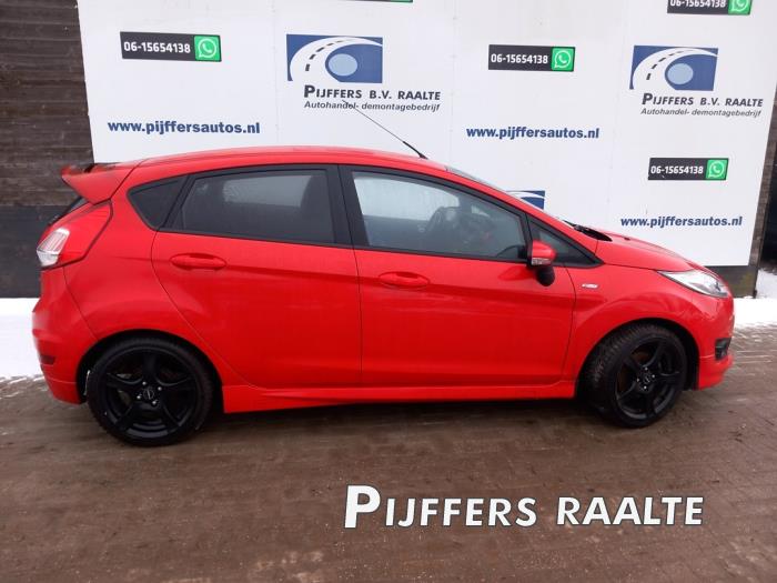 Ford Fiesta 6 1.0 EcoBoost 12V 100 Sloopvoertuig (2017, Rood)