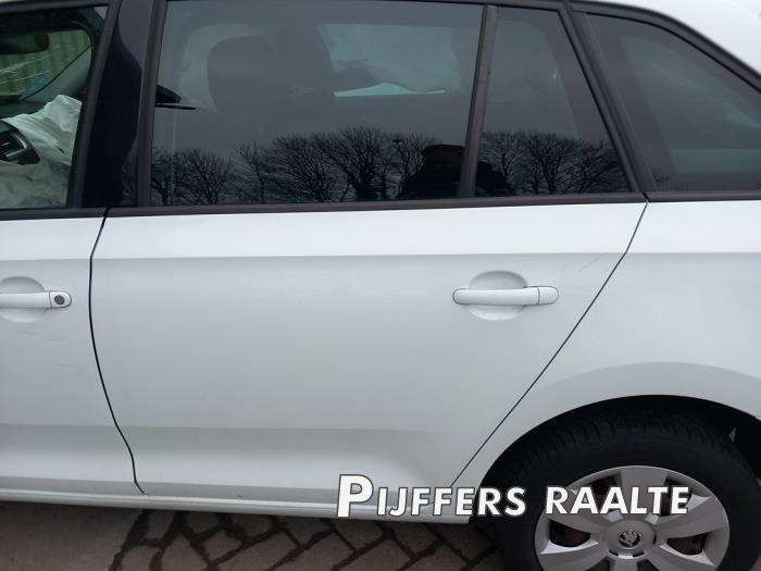 Skoda Rapid Spaceback 1.4 TDI 12V Sloopvoertuig (2017, Wit)