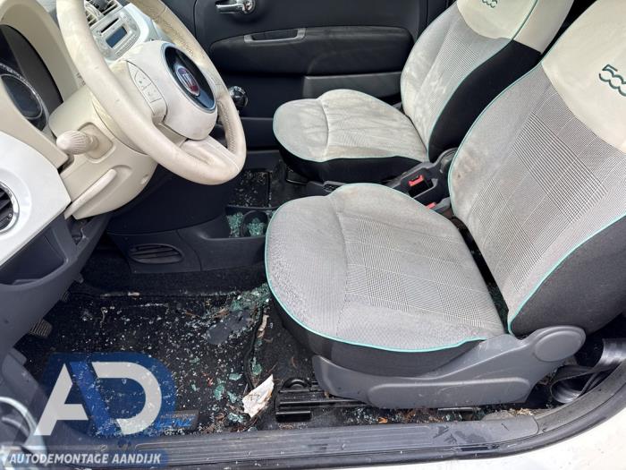 Fiat 500 0.9 TwinAir 85 Sloopvoertuig (2014, Wit)