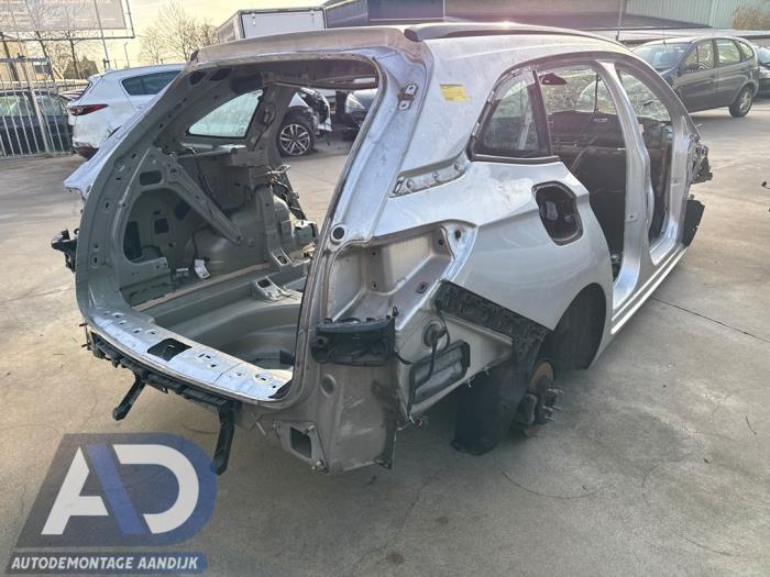 Opel Astra K Sports Tourer 1.0 Turbo 12V Sloopvoertuig (2019, Zilvergrijs)