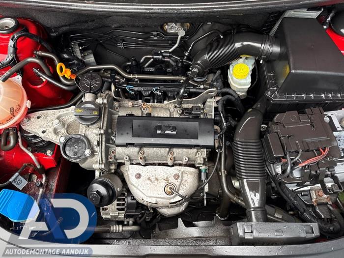 Skoda Fabia II 1.2i 12V Sloopvoertuig (2013, Rood)