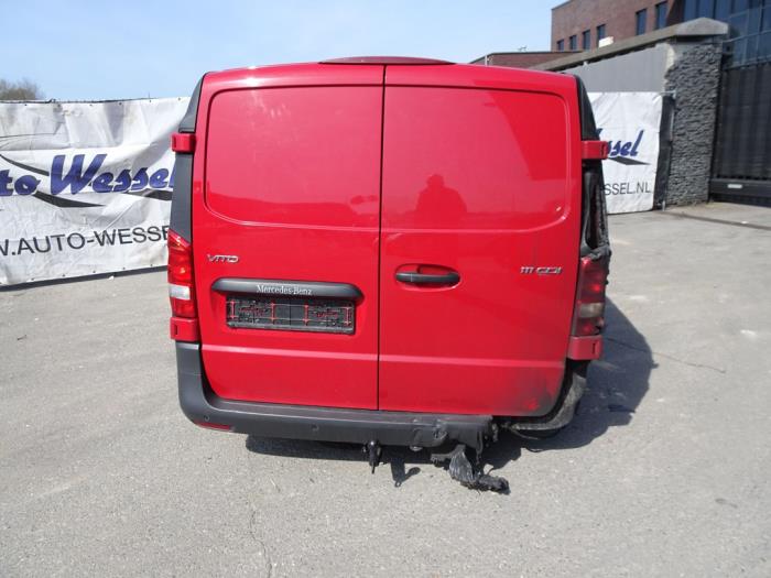 Mercedes Vito Mixto 1.6 111 CDI 16V Sloopvoertuig (2018, Rood)