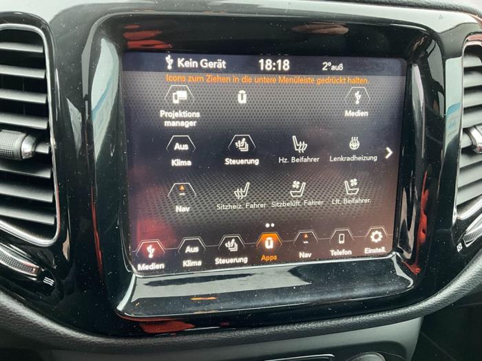 Jeep Compass II 2.0 Multijet II 170 16V 4x4 Sloopvoertuig (2020, Zwart)