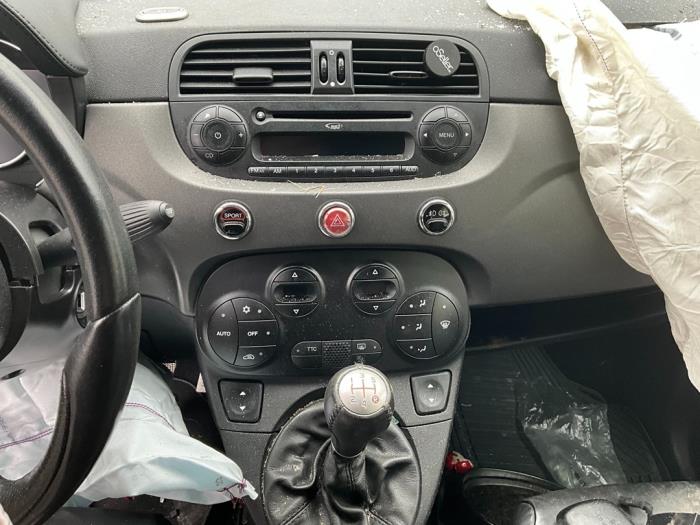 Fiat 500 Abarth Sloopvoertuig (2016, Zwart)