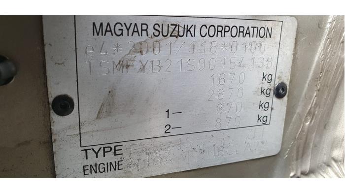 Fiat Sedici 1.6 16V Emotion 4x4 Sloopvoertuig (2007, Beige)