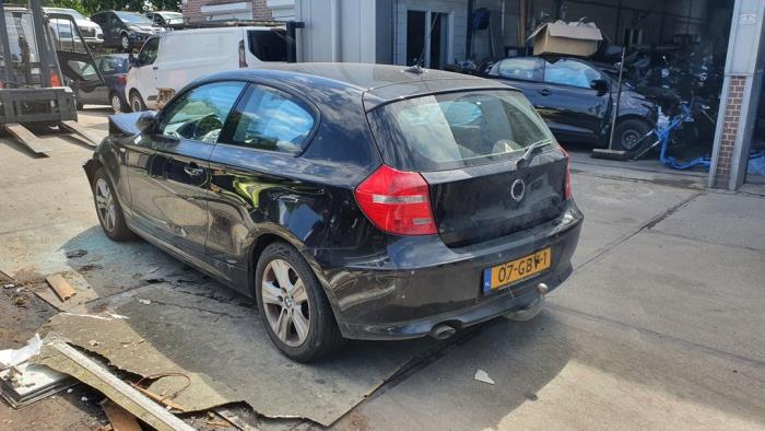 BMW 1 serie 118d 16V Sloopvoertuig (2008, Zwart)