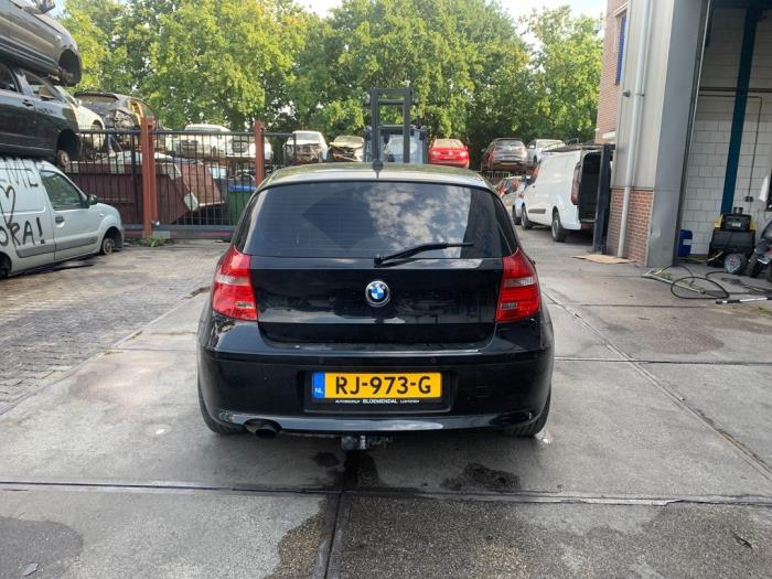 BMW 1 serie 116i 1.6 16V Sloopvoertuig (2008, Zwart)