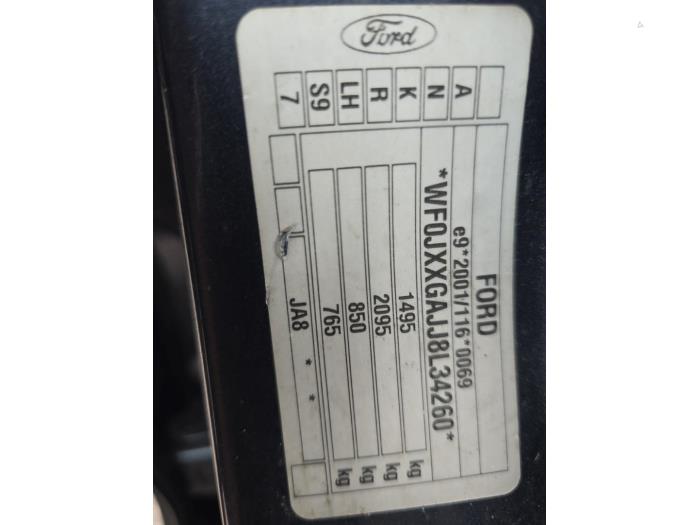 Ford Fiesta 6 1.25 16V Sloopvoertuig (2009, Grijs)