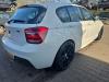 BMW 1 serie 114i 1.6 16V Sloopvoertuig (2013, Wit)
