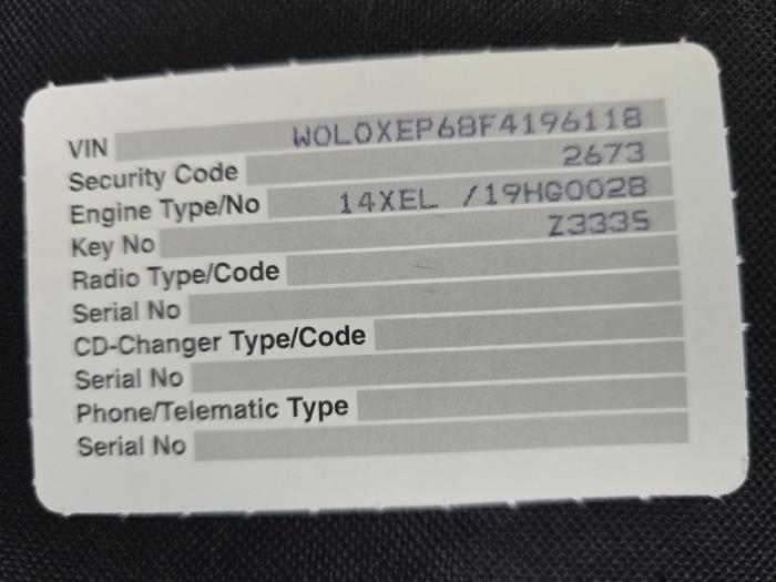 Opel Corsa E 1.4 16V Sloopvoertuig (2015, Grijs)