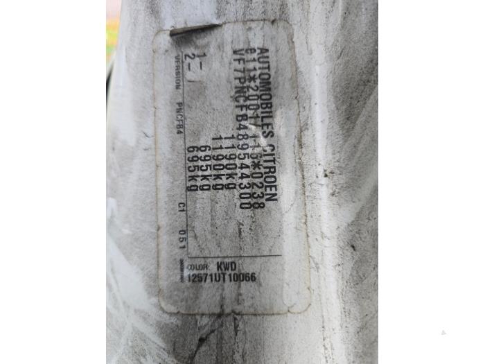 Citroen C1 1.0 12V Sloopvoertuig (2011, Wit)