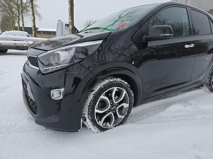 Kia Picanto 1.0 DPi 12V Schadevoertuig (2021, Zwart)