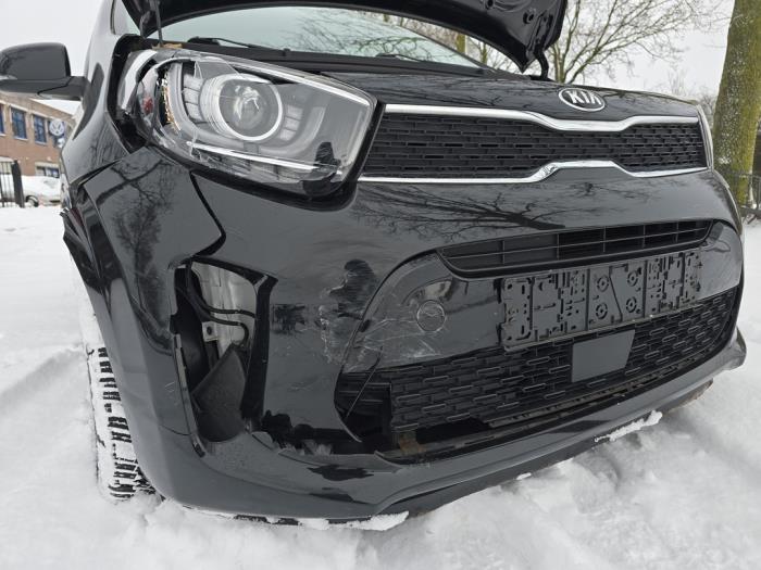 Kia Picanto 1.0 DPi 12V Schadevoertuig (2021, Zwart)