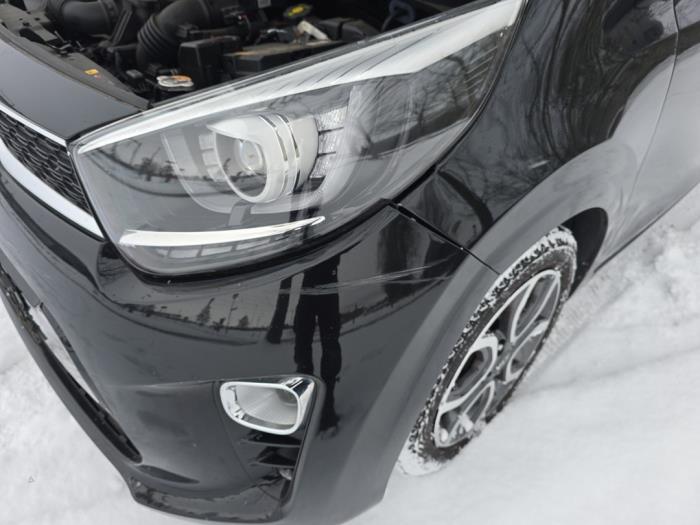 Kia Picanto 1.0 DPi 12V Schadevoertuig (2021, Zwart)