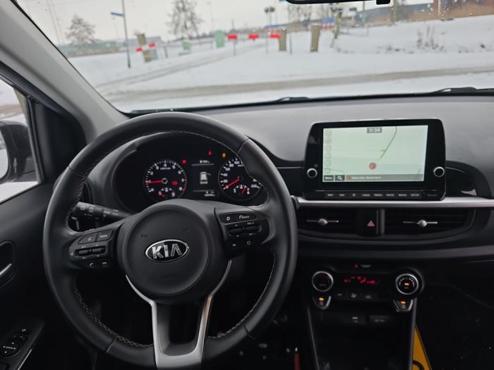 Kia Picanto 1.0 DPi 12V Schadevoertuig (2021, Zwart)