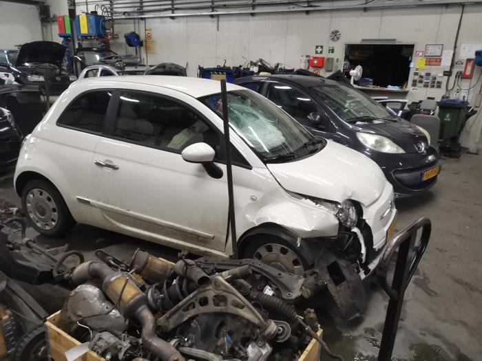 Fiat 500 0.9 TwinAir 85 Sloopvoertuig (2011, Wit)