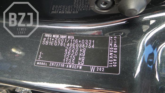 Toyota<br/>Avensis 1.8 16V VVT-i 2008-11 / 2018-10