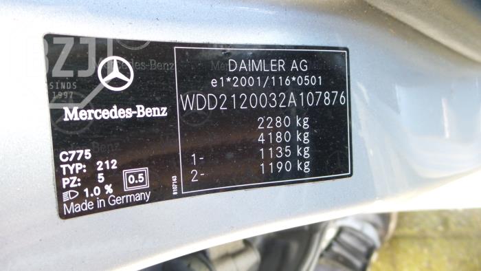 Mercedes<br/>E-Klasse E-250 CDI 16V BlueEfficiency,BlueTec 2009-01 / 2016-12