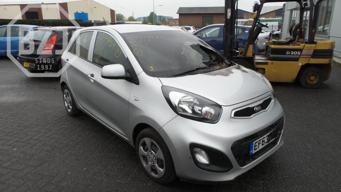 Kia Picanto 1.0 12V Sloopvoertuig (2013, Zilver)