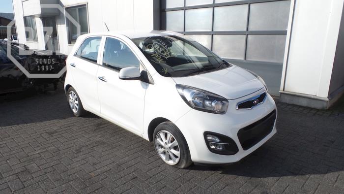 Kia Picanto 1.2 16V Sloopvoertuig (2014, Wit)