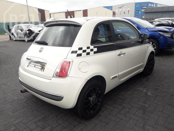 Fiat 500 1.4 16V Sloopvoertuig (2009, Wit)