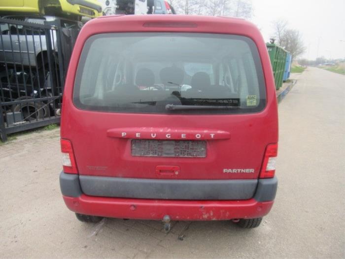 Peugeot Partner Combispace 1.6 HDI 90 16V Sloopvoertuig (2007, Rood)