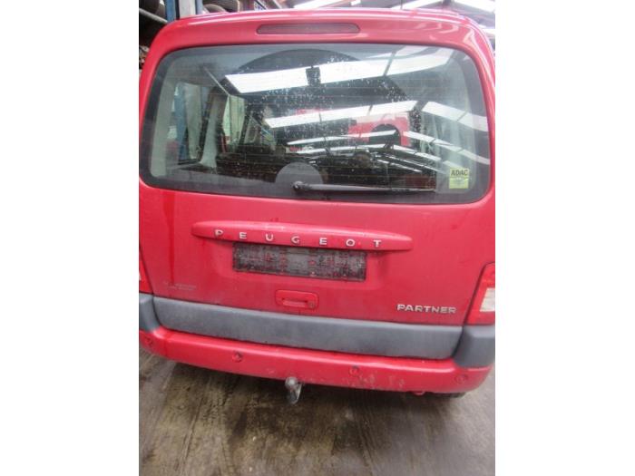 Peugeot Partner Combispace 1.6 HDI 90 16V Sloopvoertuig (2007, Rood)