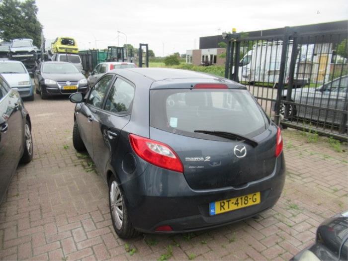 Mazda 2 1.4 CDVi 16V Sloopvoertuig (2008, Donker, Grijs)