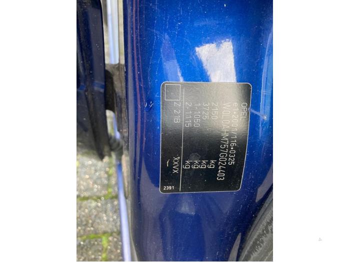 Opel Zafira 2.2 16V Direct Ecotec Sloopvoertuig (2006, Blauw)