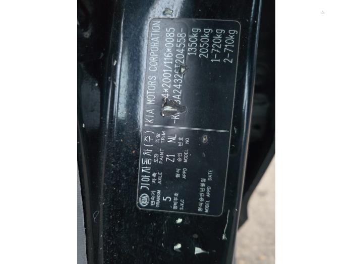 Kia Picanto 1.1 12V Sloopvoertuig (2005, Zwart)