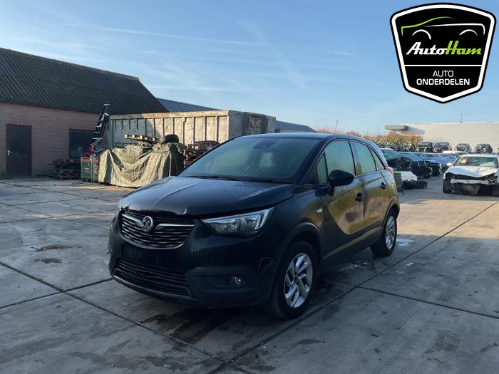 Opel Crossland 1.2 12V Sloopvoertuig (2018, Zwart)