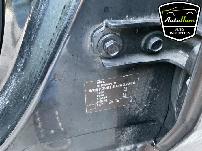 Opel Crossland 1.2 12V Sloopvoertuig (2018, Zwart)