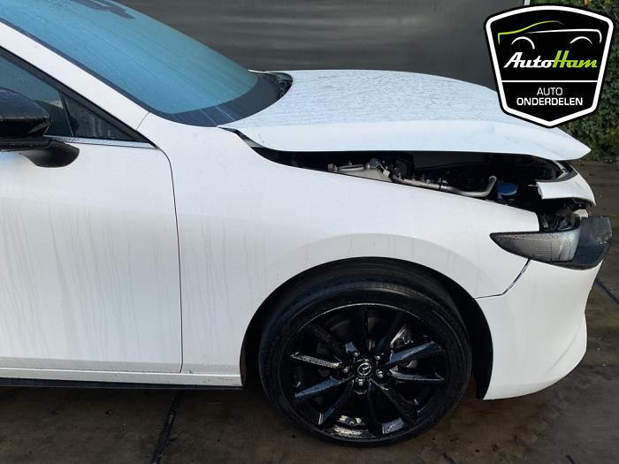 Mazda 3 Sport 2.0 SkyActiv-X M Hybrid 16V Sloopvoertuig (2023, Wit)