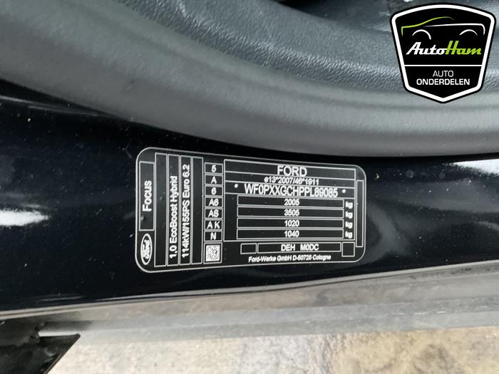 Ford Focus 4 Wagon 1.0 EcoBoost 12V Hybrid 155 Sloopvoertuig (2023, Zwart)