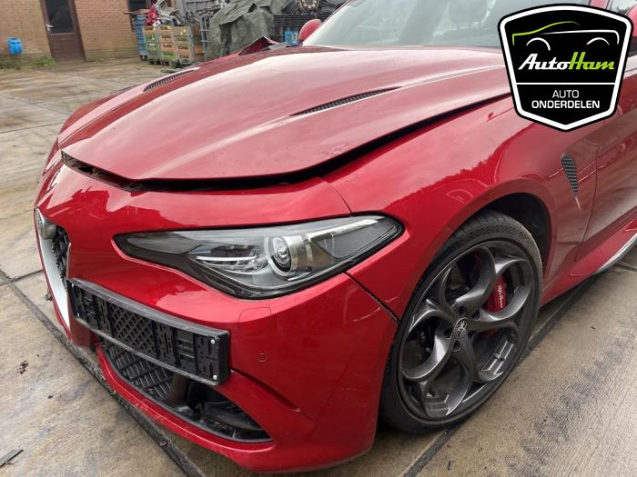 Alfa Romeo Giulia 2.9 Bi-Turbo V6 24V Quadrifoglio Verde Sloopvoertuig (2017, Rood)