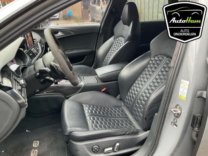 Audi RS 6 Avant 4.0 V8 TFSI 32V Sloopvoertuig (2015, Grijs)