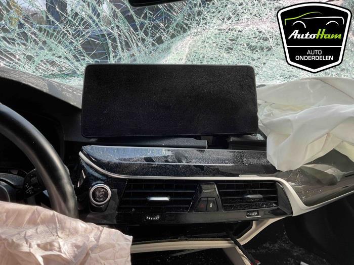 BMW 5 serie Touring 530i 2.0 TwinPower Turbo 16V Mild Hybrid Sloopvoertuig (2021, Zwart)