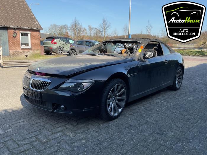 BMW 6 serie 650 i 4.8 V8 32V Sloopvoertuig (2007, Zwart)