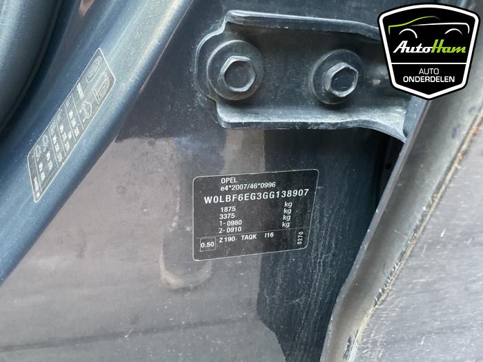 Opel Astra K 1.6 CDTI 136 16V Sloopvoertuig (2016, Donker, Grijs)