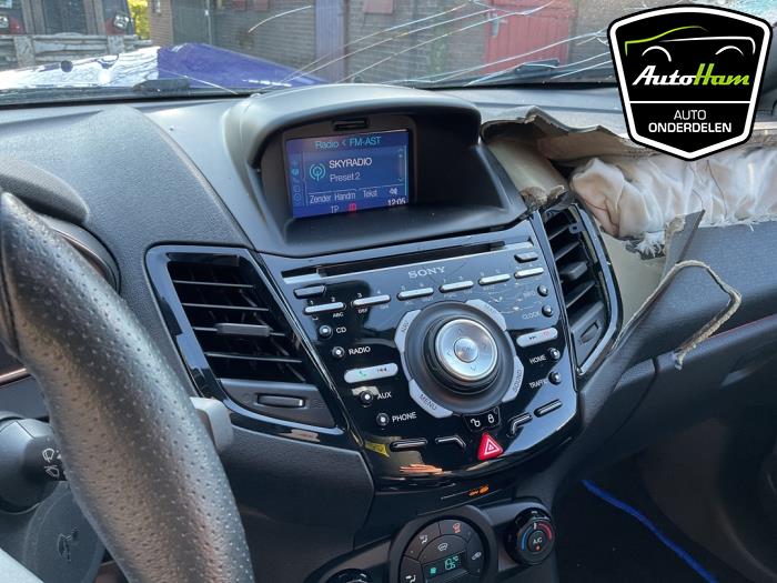 Ford Fiesta 6 ST 1.6 ST 16V Sloopvoertuig (2017, Blauw)