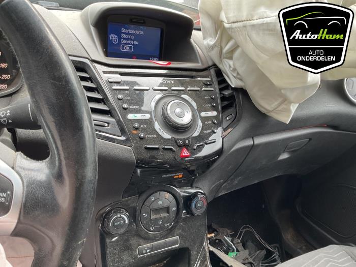 Ford Fiesta 6 1.6 TDCi 16V ECOnetic Sloopvoertuig (2014, Zwart)