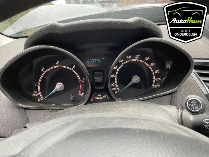 Ford Fiesta 6 1.6 TDCi 16V ECOnetic Sloopvoertuig (2014, Zwart)